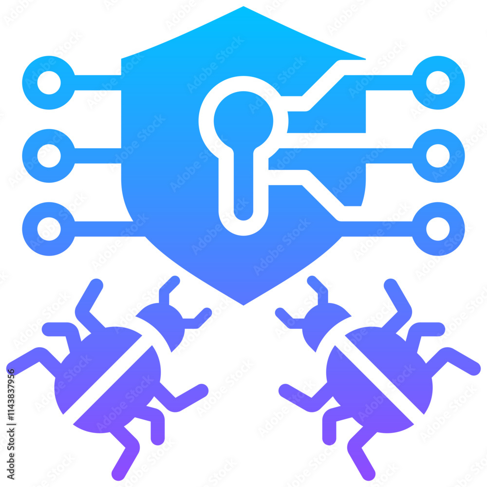 Cyber Threat Icon Cyber Threat Icon