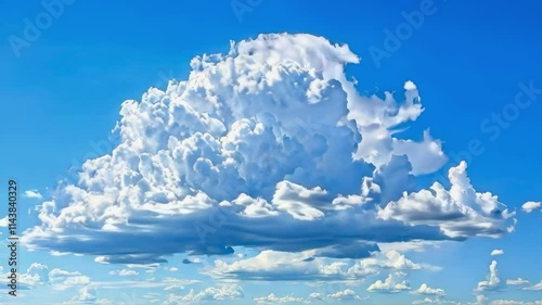 Amazing Cloud Formation in a Clear Sky