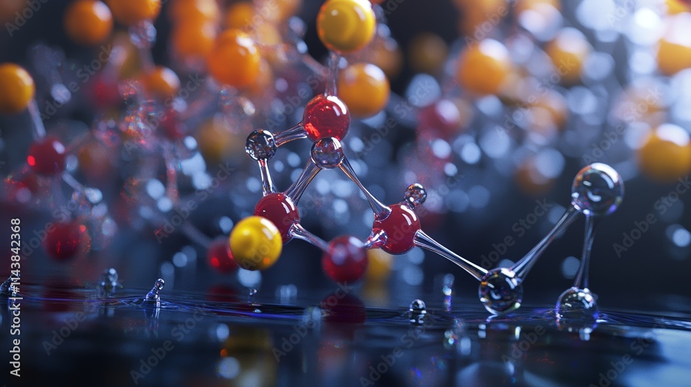 Trapping Hydrophobic Molecules in Liquid with Colorful Floating Balls and Water Splashes Trapping Hydrophobic Molecules in Liquid with Colorful Floating Balls and Water Splashes