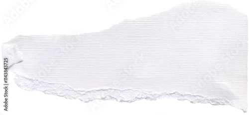 Wallpaper Mural Real torn crumpled white paper piece for used as background or backdrop. For scrapbooking, paper collage making. Torontodigital.ca