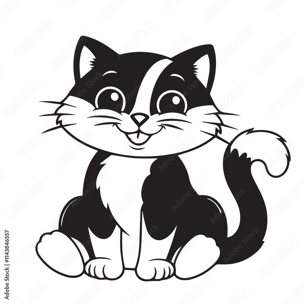 cat silhouette vector