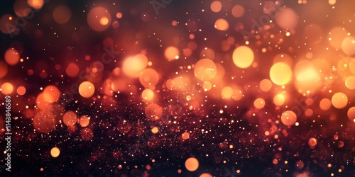 Vibrant bokeh lights create a stunning background, enhanced by flying fire sparks that add to the mesmerizing firestorm texture, delivering a vivid visual experience of color and movement.