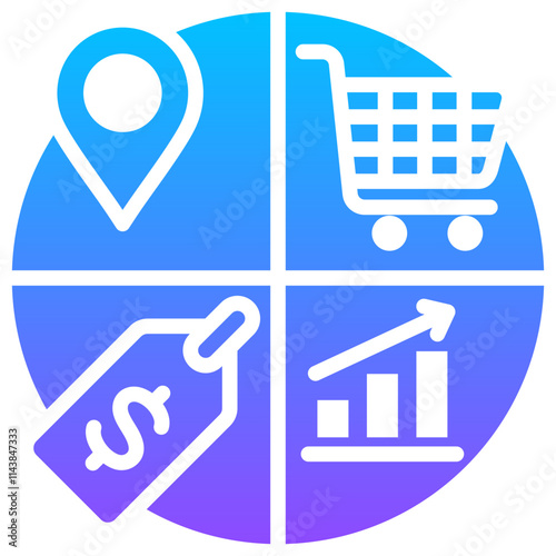 Marketing Mix Icon