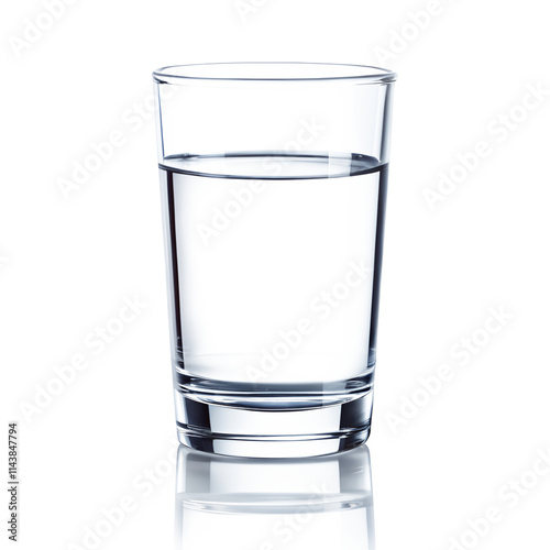 Wallpaper Mural Water glass isolated on transparent background Torontodigital.ca