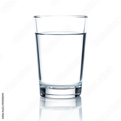 Wallpaper Mural Water glass isolated on transparent background Torontodigital.ca