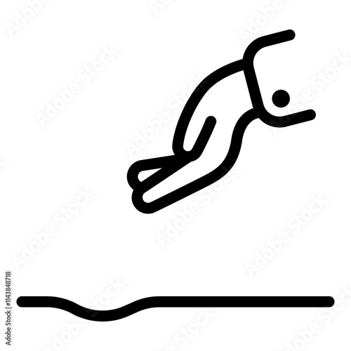 Person Swimming Icon