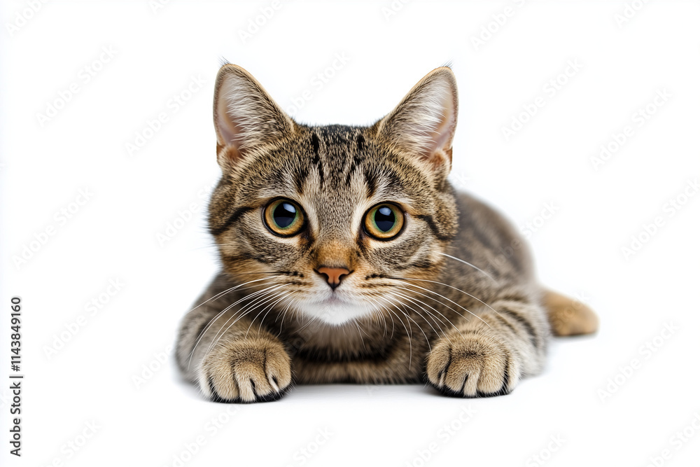 Fototapeta premium kitten isolated on a white background