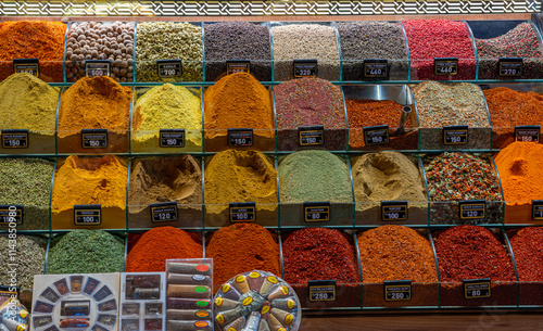 Fototapeta Naklejka Na Ścianę i Meble -  Istanbul Turkey spice the grand bazaar istanbul spices