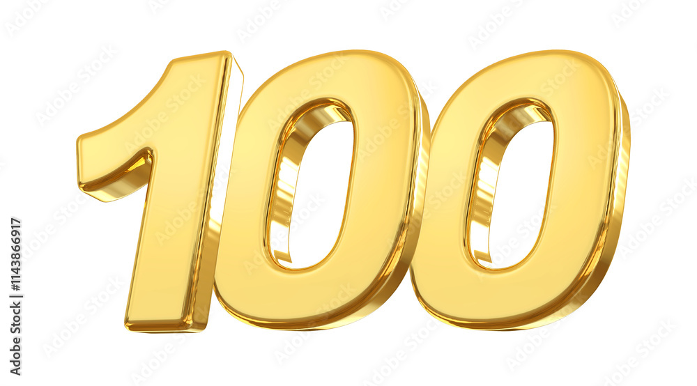 Gold Number 100 Gold Number 100