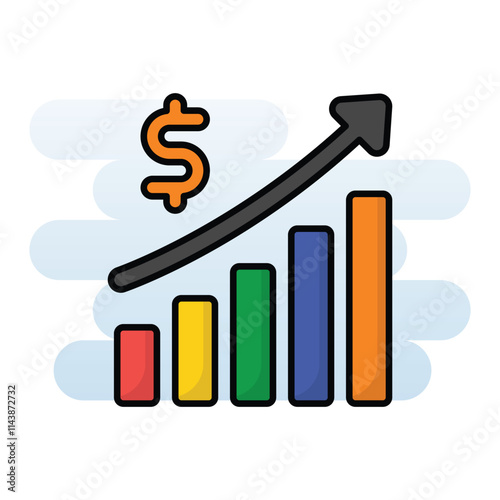 Business Growth vector icon