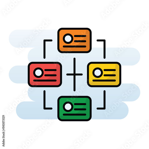 Planning Structure vector icon