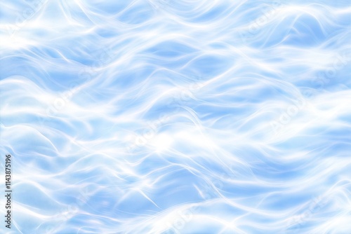 Abstract Blue Waves, Ethereal Style, Soothing Concept