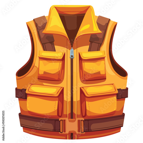 Illustration of various types of work clothes in vector format