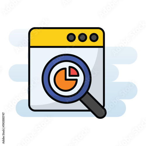 Website Analysis vector icon