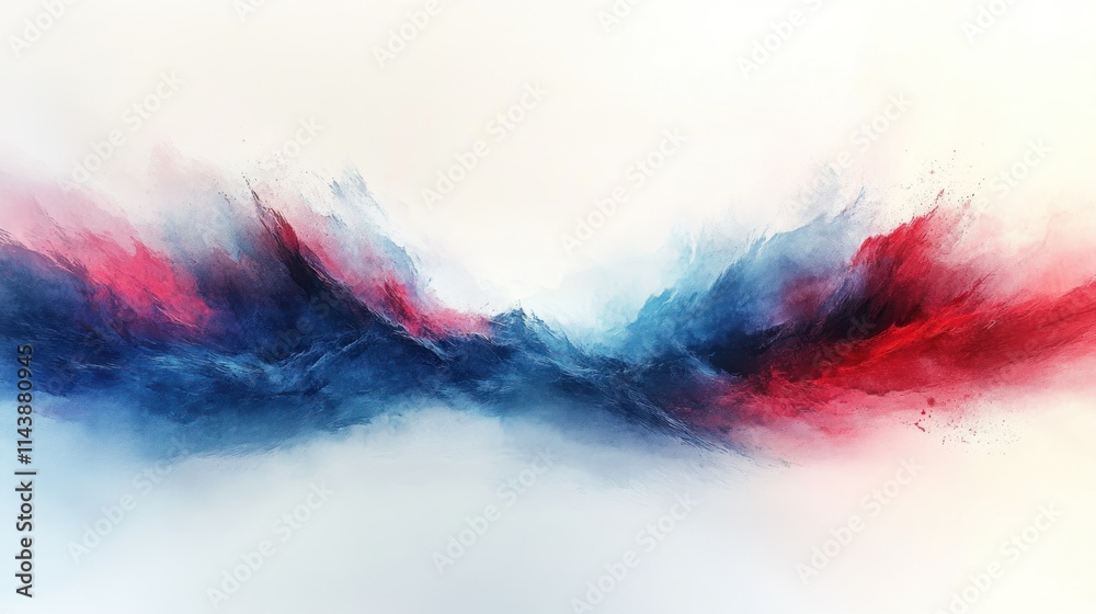 Fototapeta premium Abstract digital artwork with dynamic colors and textures.