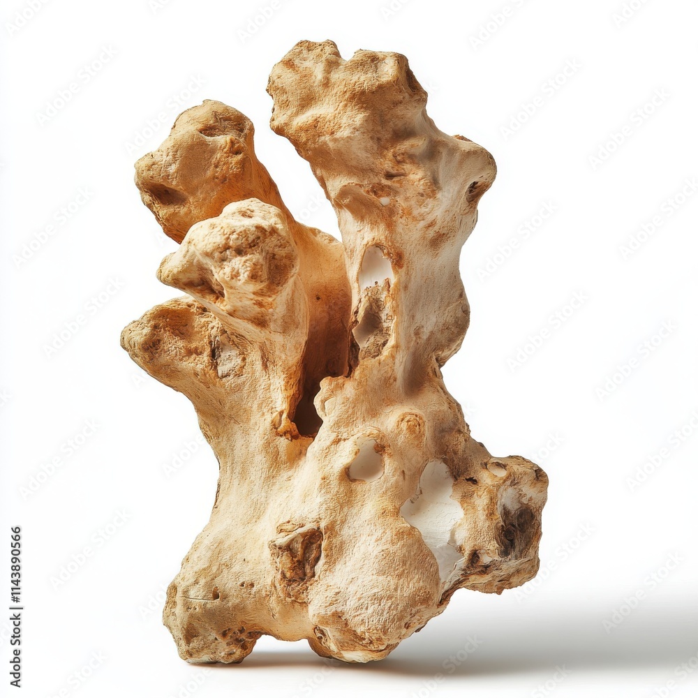 Ginger root isolated on white background Ginger root isolated on white background