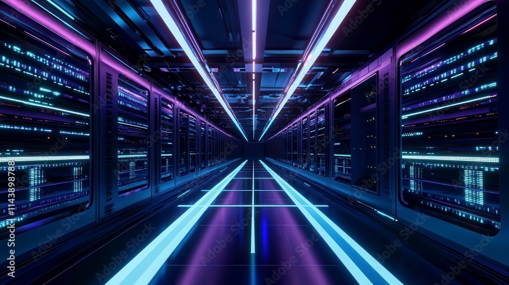 Awe-Inspiring Server Room Design: Futuristic Data Center Awe-Inspiring Server Room Design: Futuristic Data Center