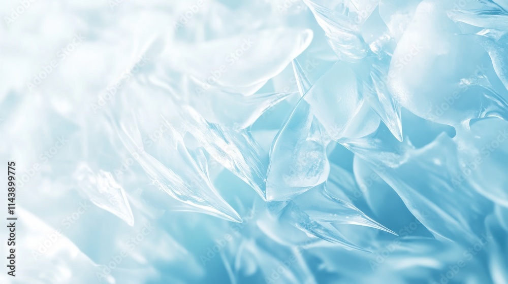 Obraz premium Intricate abstract patterns of ice formations in stunning high resolution showcasing natural beauty and elegance