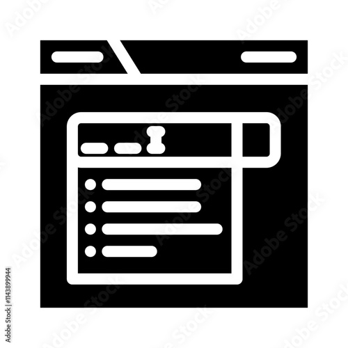 autocomplete natural language processing nlp glyph icon vector. autocomplete natural language processing nlp sign. isolated symbol illustration