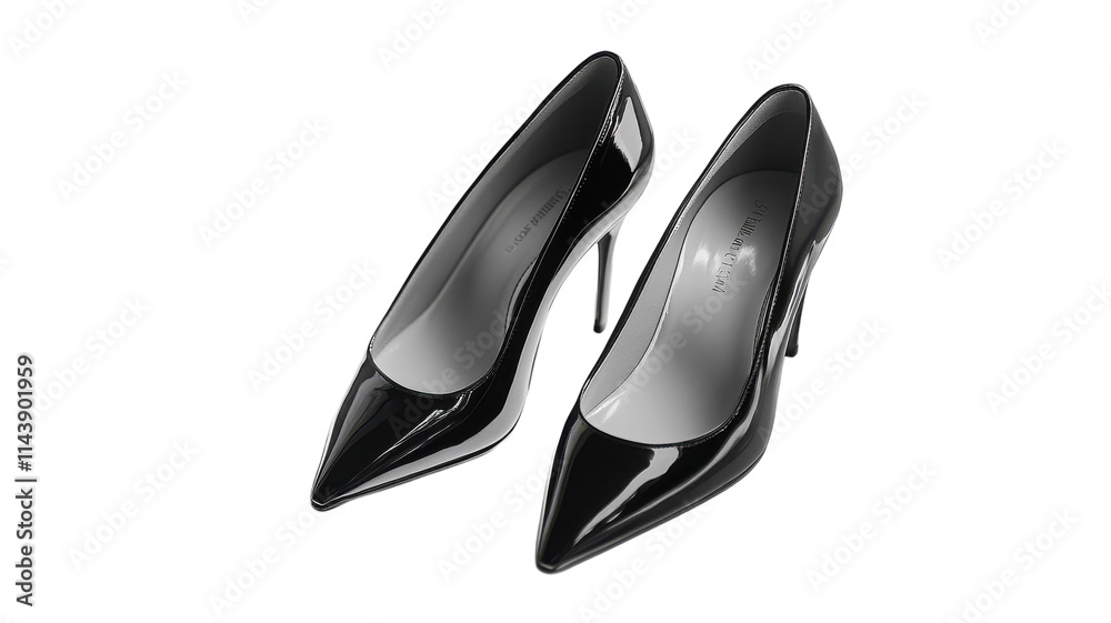 Stylish Black High Heeled Shoes Perfect for Elegant Occasions and Fashion-forward Outfits. Stylish Black High Heeled Shoes Perfect for Elegant Occasions and Fashion-forward Outfits.