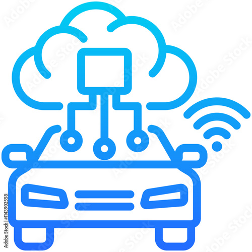 Autonomous Vehicles Icon photo