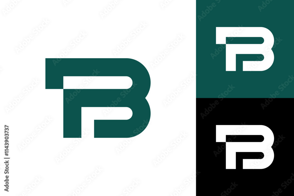 B And P Monogram Letter Logo With Modern Design B And P Monogram Letter Logo With Modern Design