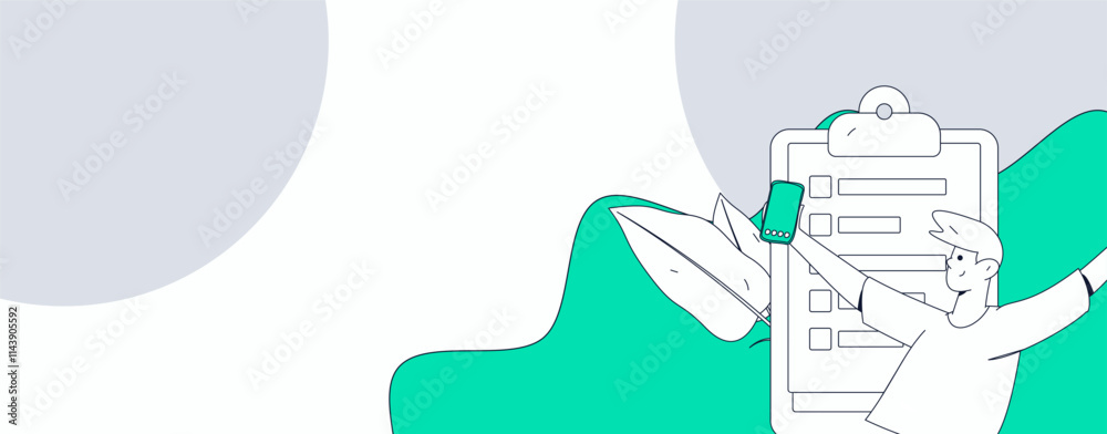 Flat vector illustration of business people operating work scene
Flat vector illustration of business people operating work scene