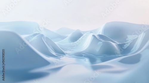 Gentle ripples of serene blue water create an abstract visual experience in this calming wallpaper design photo