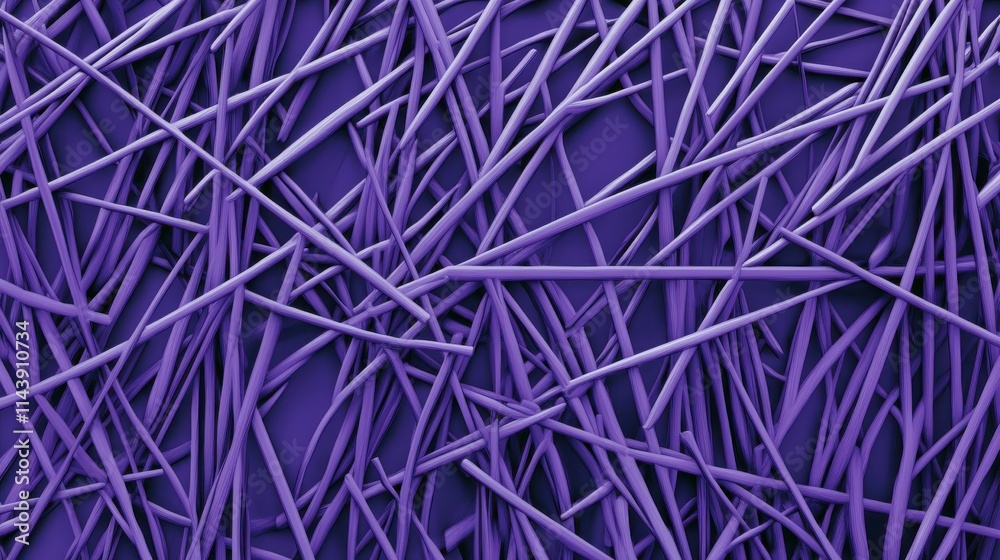 Microscopic View of Intricate Purple Fiber Structures - A Detailed Scientific Image Microscopic View of Intricate Purple Fiber Structures - A Detailed Scientific Image