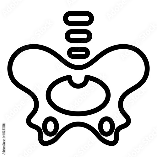 Pelvic Bone Icon