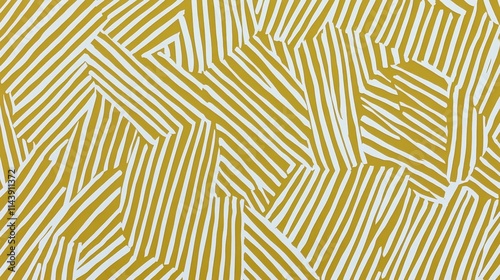 Abstract Gold and White Graphic Design