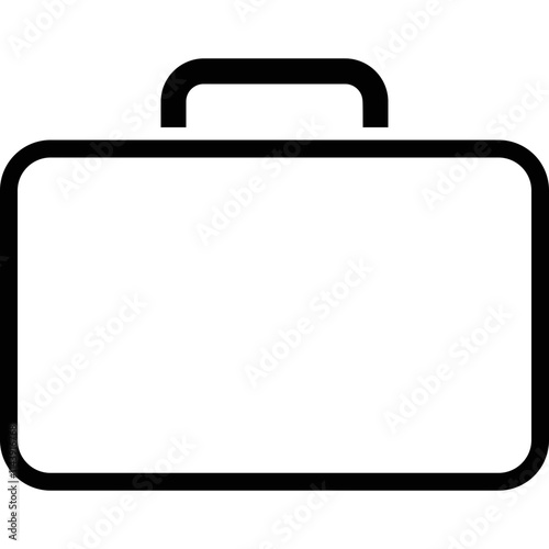 Simple vector icon briefcase