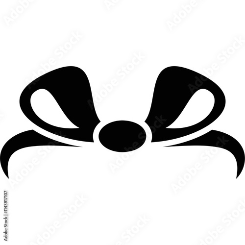 Simple vector icon bow
