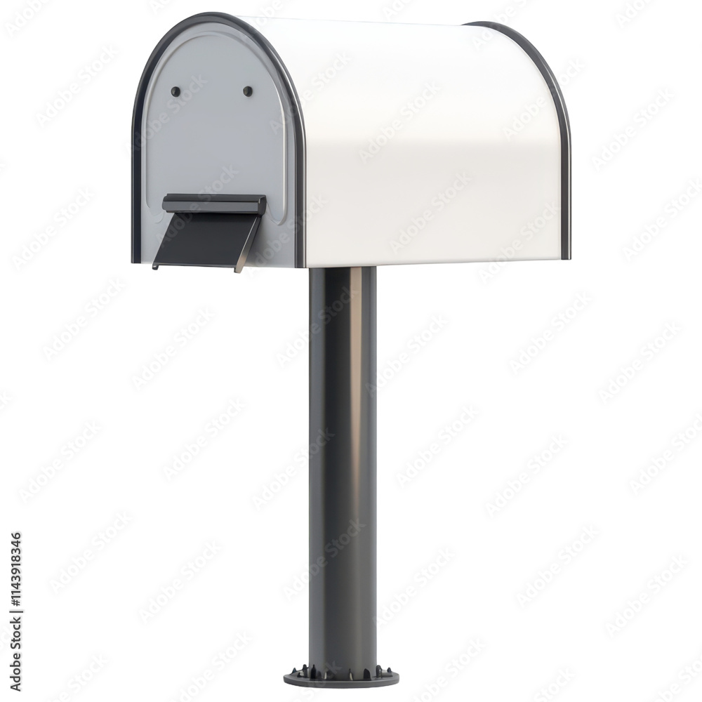 Sophisticated Mailbox Design for Modern Communication on Transparent PNG background Sophisticated Mailbox Design for Modern Communication on Transparent PNG background