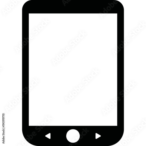 Simple vector icon electronic book