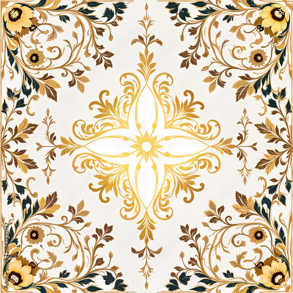 Seamless floral pattern.