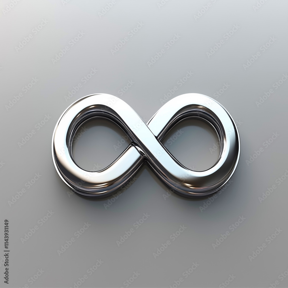 icon steel shaped infinity sign icon steel shaped infinity sign