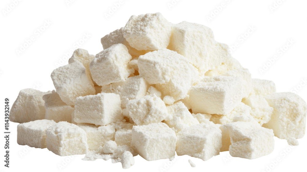 A Pile of White Fluffy Marshmallows Perfect for Sweet Treats and Gourmet Desserts in Various Culinary Creations. A Pile of White Fluffy Marshmallows Perfect for Sweet Treats and Gourmet Desserts in Various Culinary Creations.