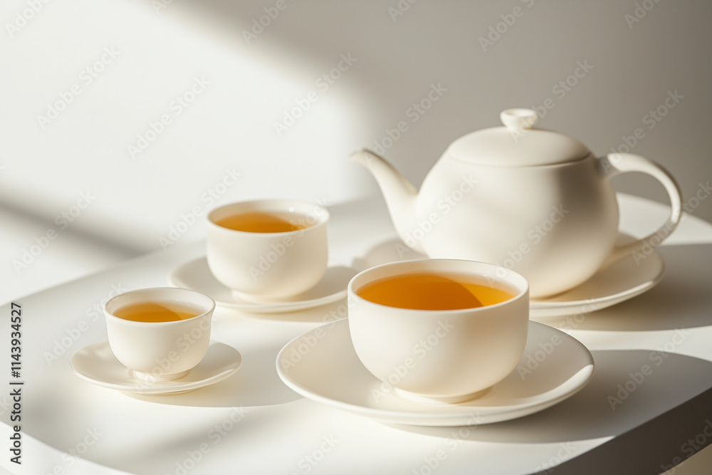Chinese Tea Culture Concept Background Chinese Tea Culture Concept Background
