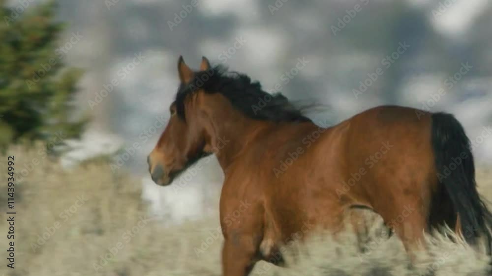 horses in the field, horses running in the field horses in the field, horses running in the field