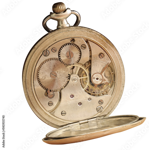 antique pocket watch mechanism
