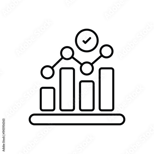 Bar Garph vector icon