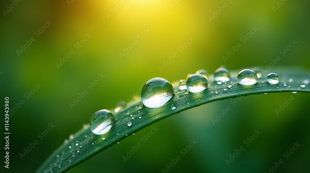 Water droplet on a leaf