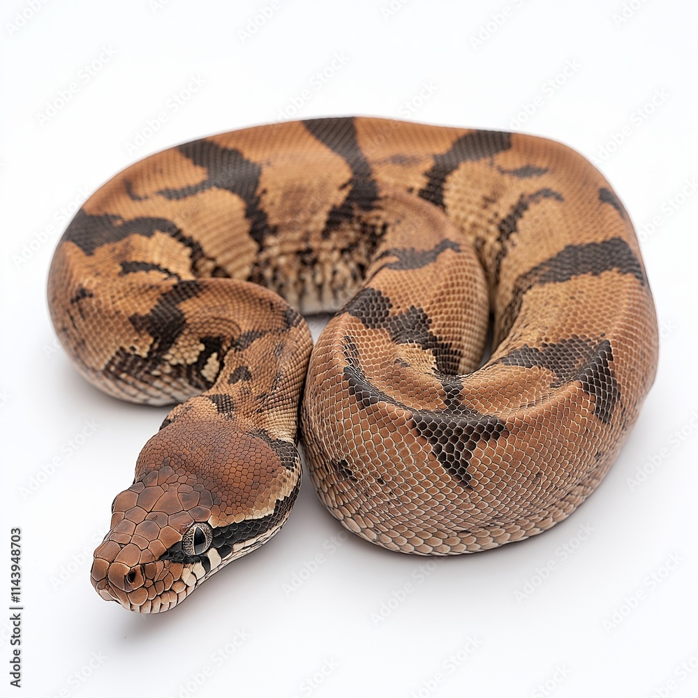 snake on the white isolate background snake on the white isolate background