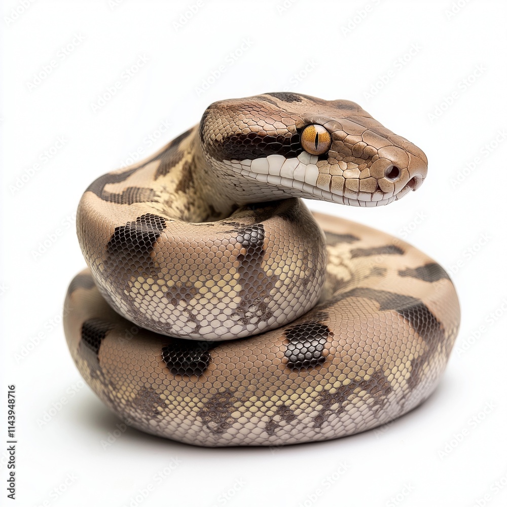 snake on the white isolate background snake on the white isolate background