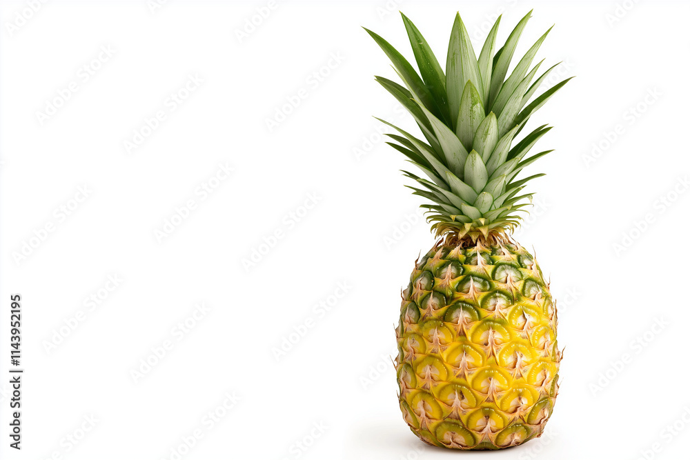 Fototapeta premium pineapple isolated on white background