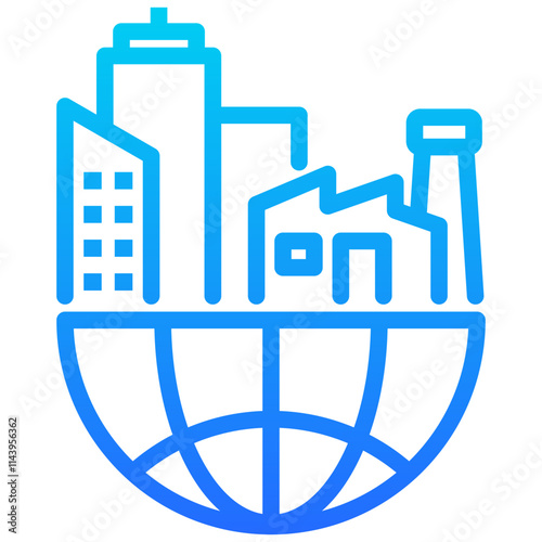Urban Sprawl Icon