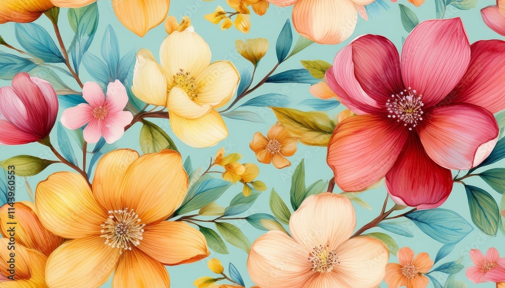 pattern with flowers pattern with flowers