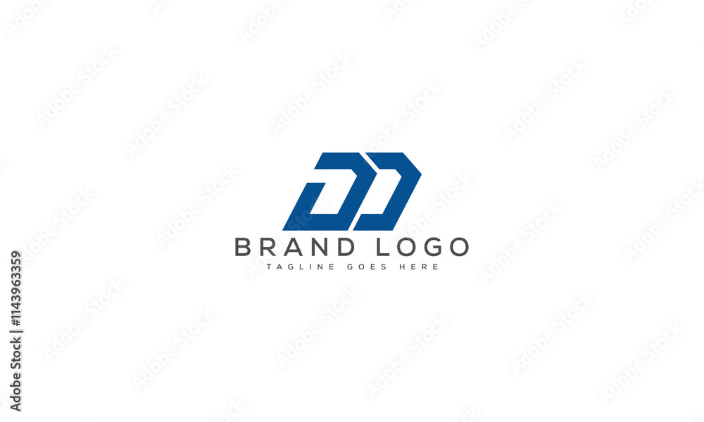 letter DD logo design vector template design for brand. letter DD logo design vector template design for brand.