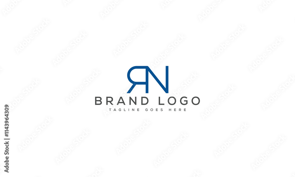 letter NR logo design vector template design for brand. letter NR logo design vector template design for brand.